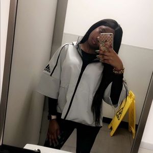 White Adidas Z.N.E Jacket